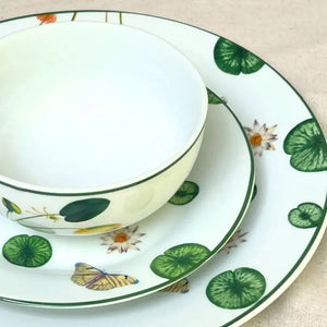 Aparelho de Jantar Porcelana Natureza Viva 18 Peças L'Hermitage