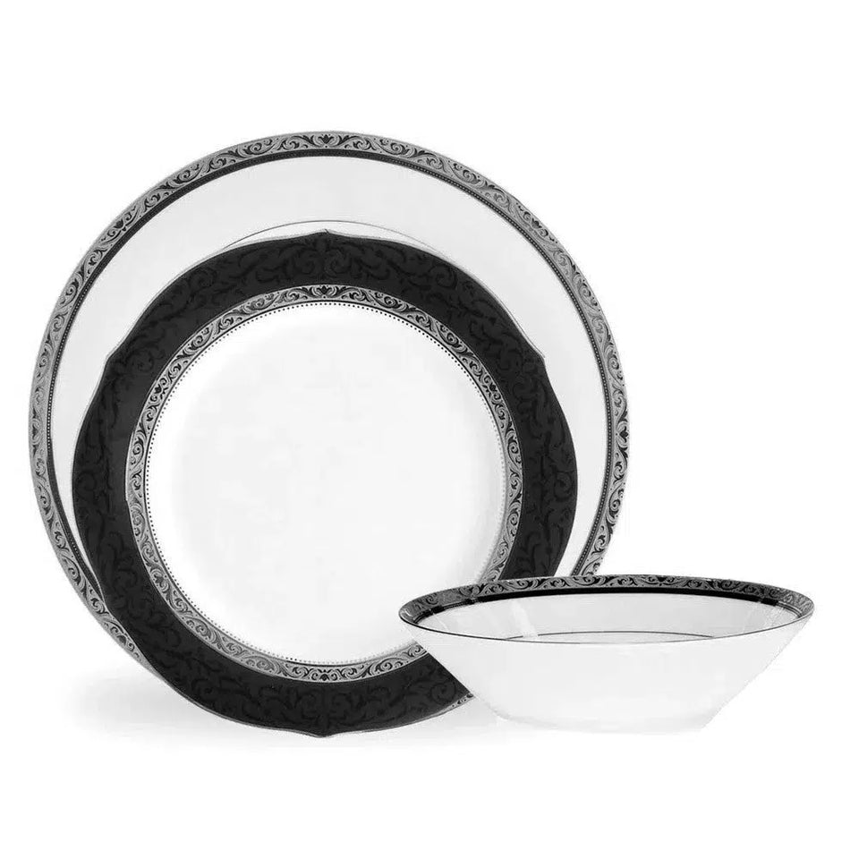 Aparelho de Jantar Porcelana Regent Platinum 18 Peças Noritake