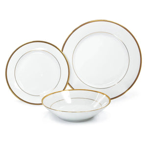 Aparelho de Jantar Porcelana Toorak Gold 18 Peças Noritake