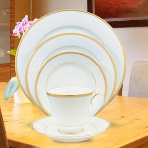 Aparelho de Jantar Porcelana Toorak Gold 18 Peças Noritake