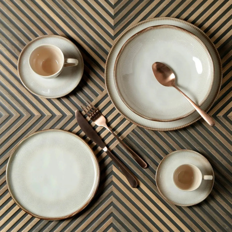 Aparelho de Jantar Stoneware Bio Raio 30 Peças Porto Brasil