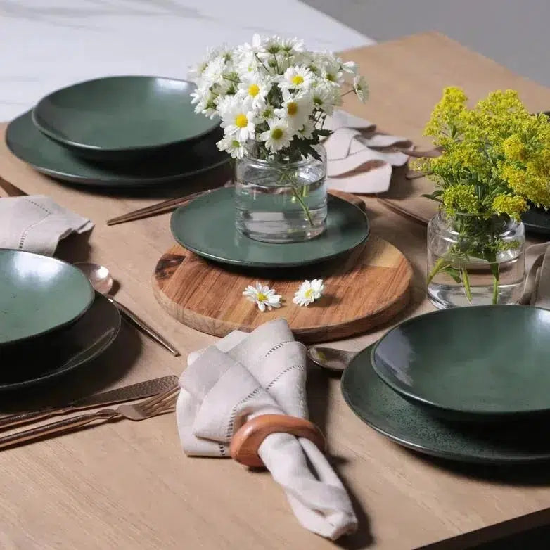 Aparelho de Jantar Stoneware Orgânico Arauco/Greenery 30 Peças Porto Brasil