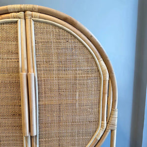 Armário Circular Adega Mandola Rattan Trançado Bahali 160x90x40cm