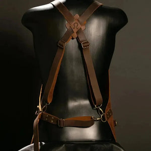 Avental Artemano em Modelo Carnívoro Caramelo