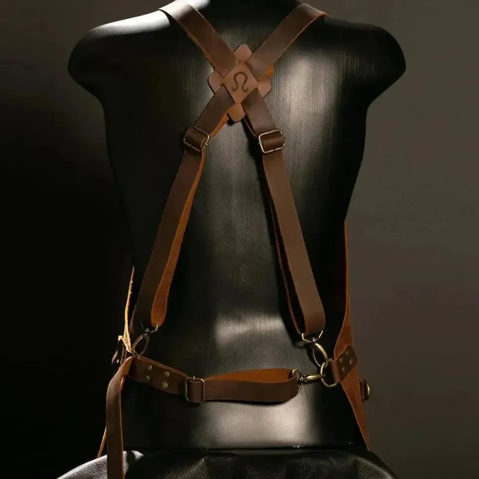 Avental Artemano em Modelo Carnívoro Caramelo