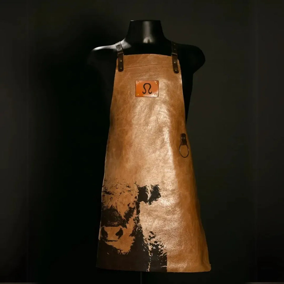 Avental Artemano em Modelo Carnívoro Caramelo