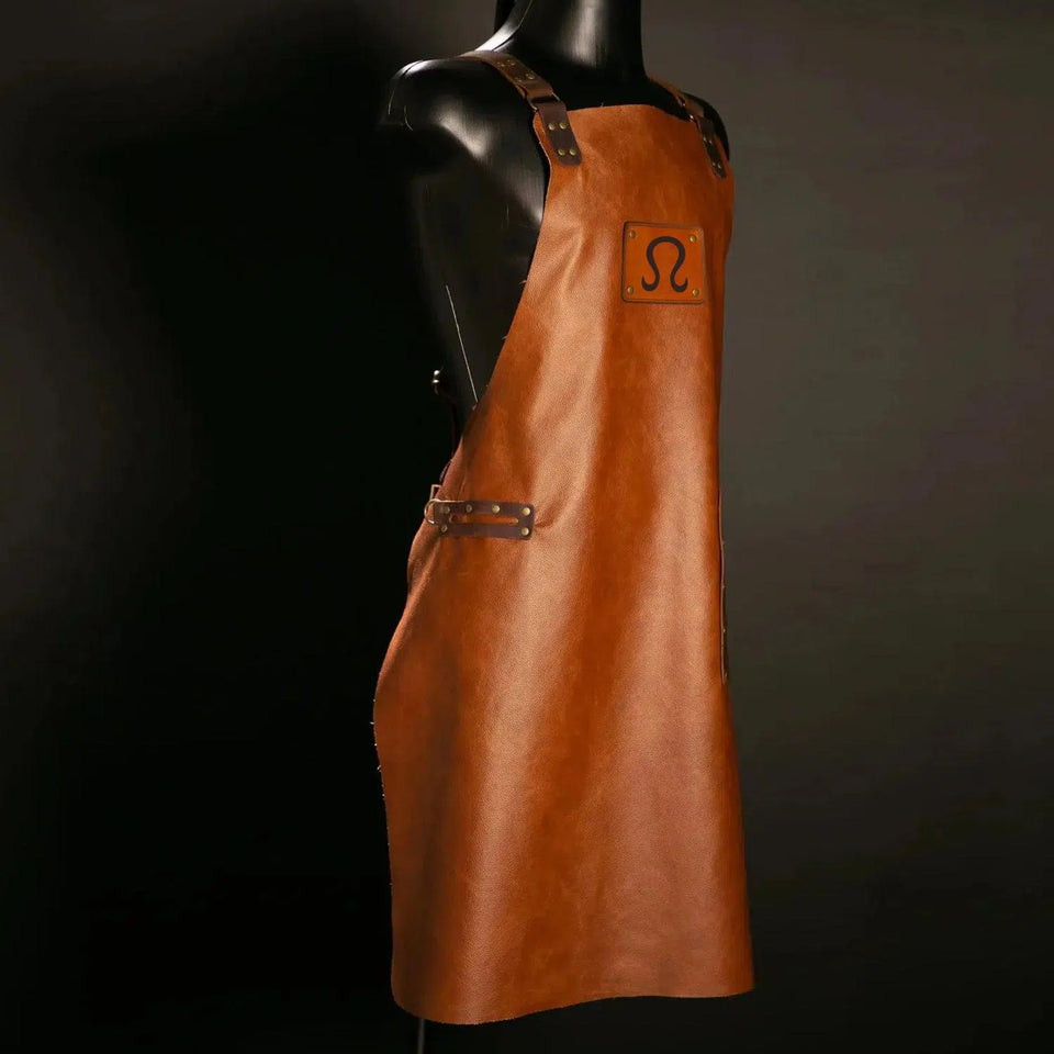 Avental Artemano em Modelo Carnívoro Terracota