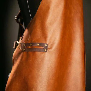 Avental Artemano em Modelo Carnívoro Terracota