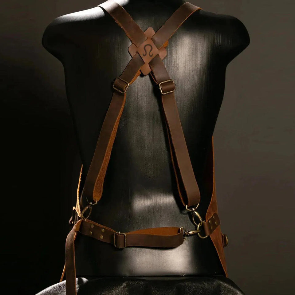 Avental Artemano em Modelo Carnívoro Terracota