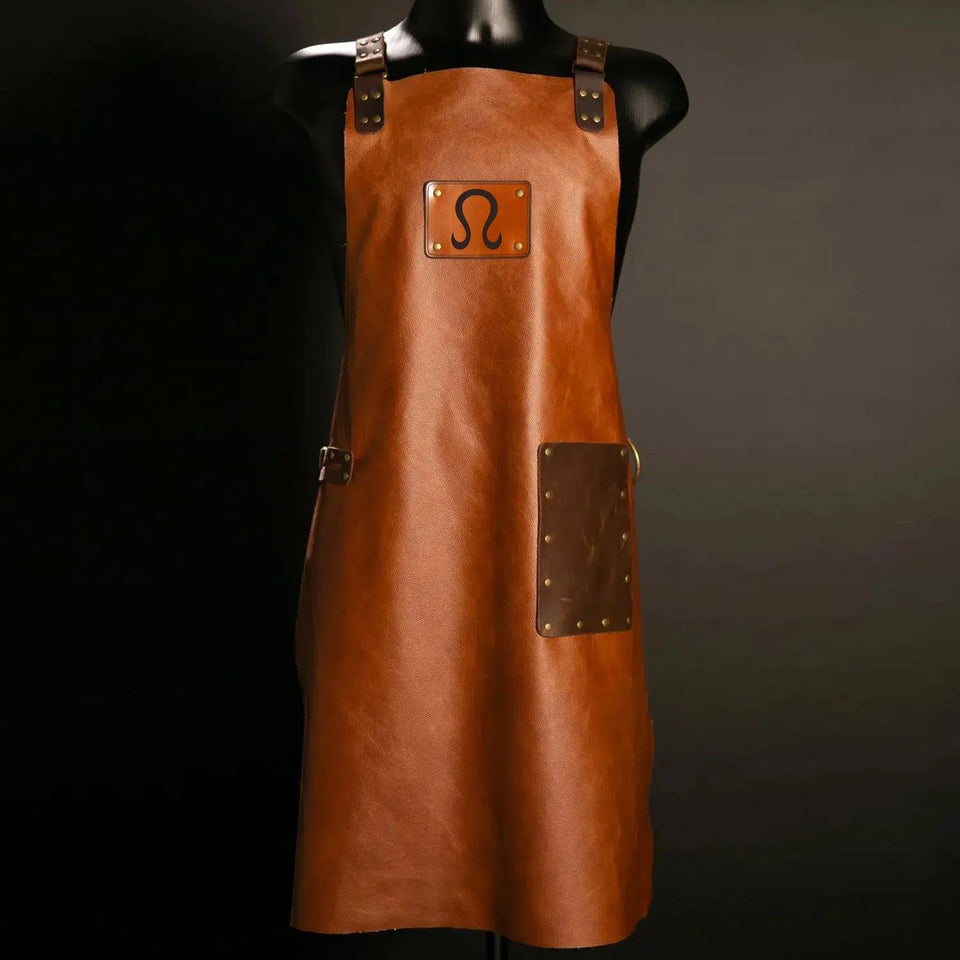 Avental Artemano em Modelo Carnívoro Terracota