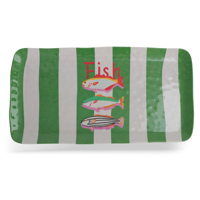 Travessa Retangular Melamina Les Sardines