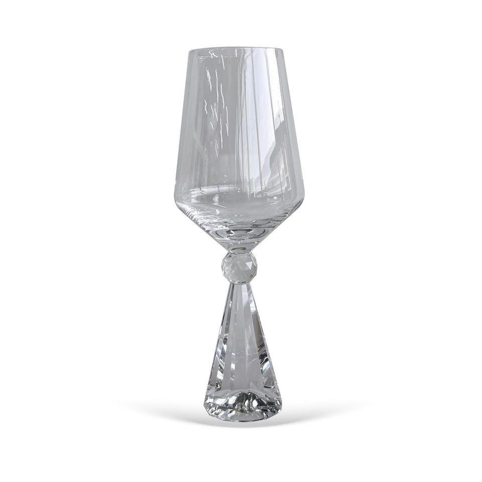 PRÉ-VENDA: Jogo 6 Taças de Vinho em Vidro com Esfera Transparente Pure Linha Sintonia 595ml