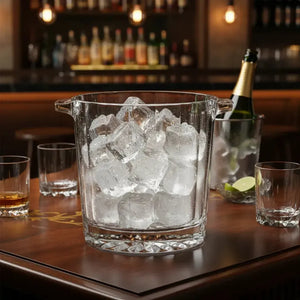 Balde de Gelo Vidro Transparente 2,2L Home&Co