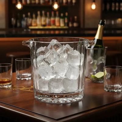 Balde de Gelo Vidro Transparente 2,2L Home&Co