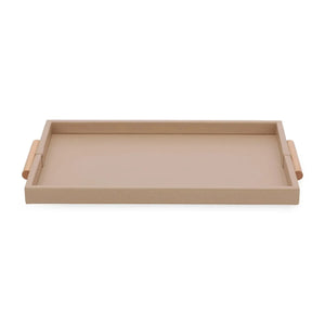 Bandeja Grande em MDF com PU Rosé 3,5x32,5x52cm Mart