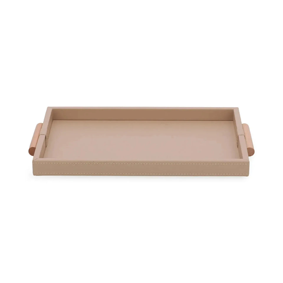 Bandeja Média em MDF com PU Rosé 3x27x44cm Mart