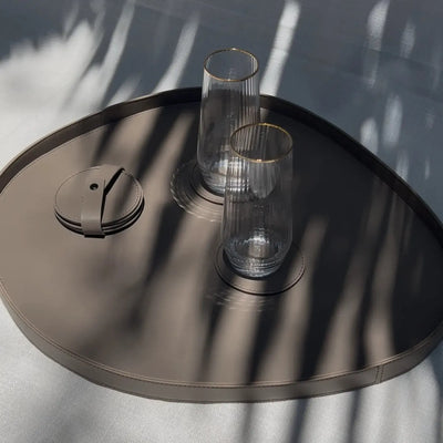 Bandeja Vitoria Régia Couro Vegano Grande Montana Fendi