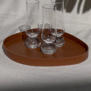 Bandeja Vitoria Régia Couro Vegano Média Montana Havana