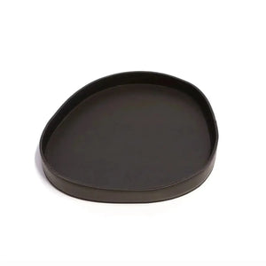 Bandeja Vitoria Régia Couro Vegano Média Montana Preta