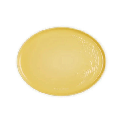 Bandeja de Servir Oval Cerâmica Jardin Camomille 36cm Le Creuset