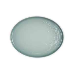 Bandeja de Servir Oval Cerâmica Jardin Sea Salt 36cm Le Creuset