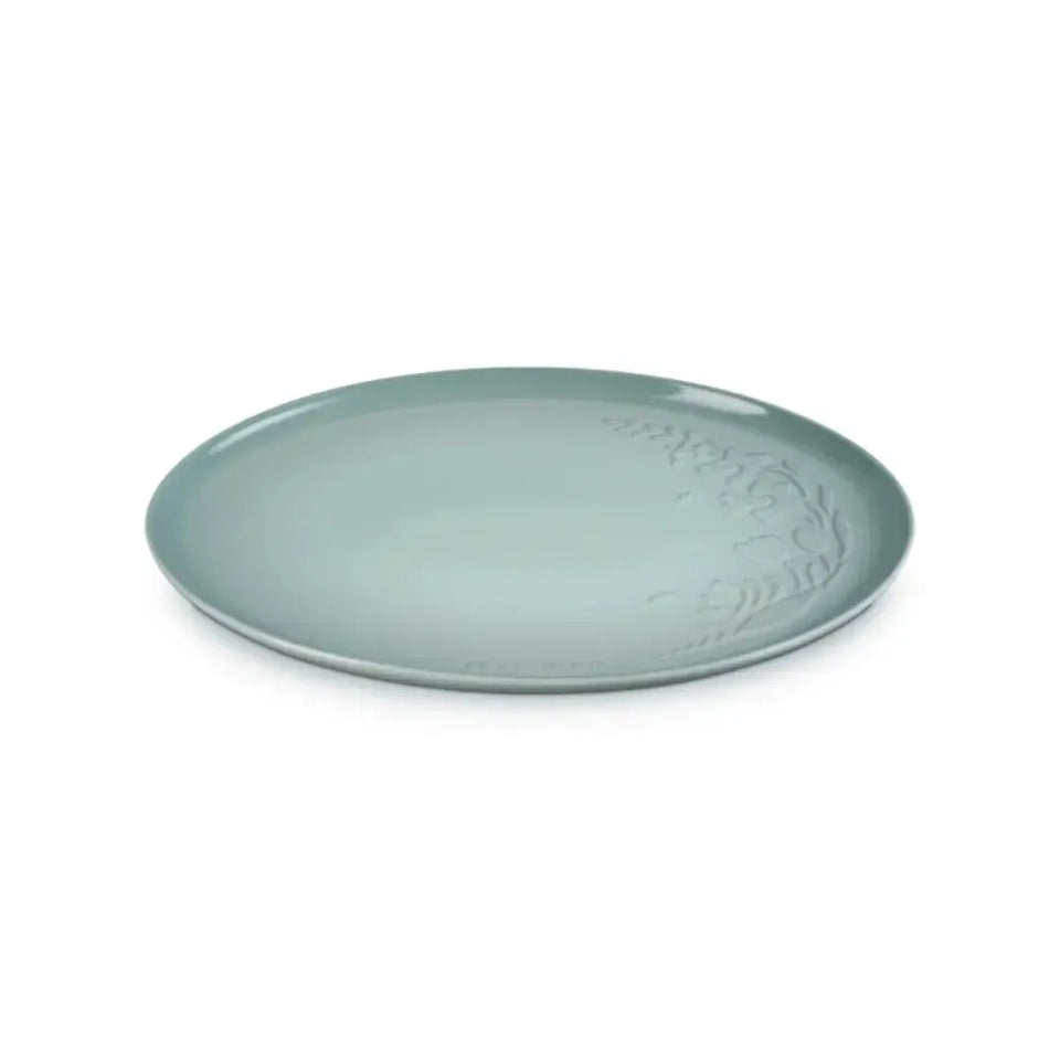 Bandeja de Servir Oval Cerâmica Jardin Sea Salt 36cm Le Creuset
