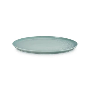 Bandeja de Servir Oval Cerâmica Jardin Sea Salt 36cm Le Creuset
