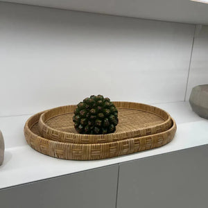 Bandeja em Fibra Natural 4x50x36cm Mart