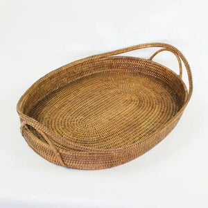 Bandeja em Rattan Bahali 32x23x9,5cm