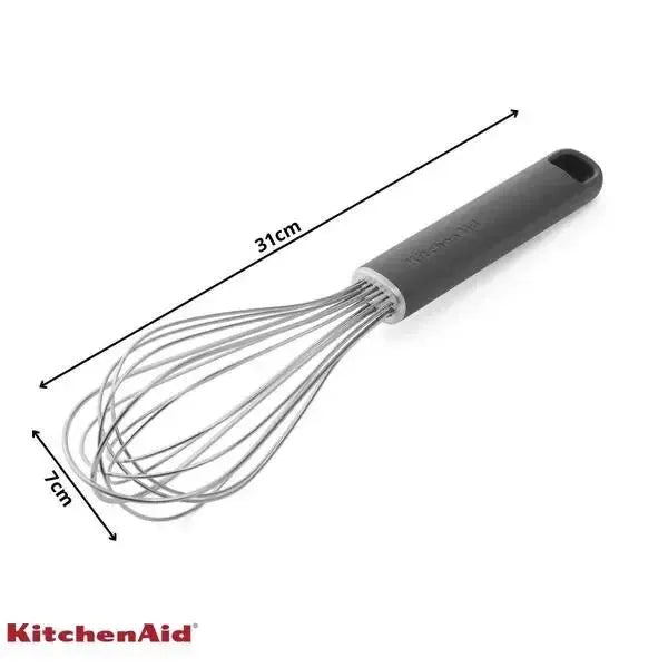 Batedor de Ovos Profissional Fouet Inox Cinza KitchenAid