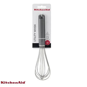 Batedor de Ovos Profissional Fouet Inox Cinza KitchenAid