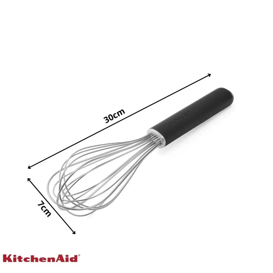 Batedor de Ovos Profissional Fouet Inox Preto KitchenAid