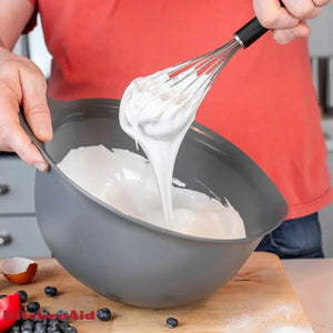 Batedor de Ovos Profissional Fouet Inox Preto KitchenAid