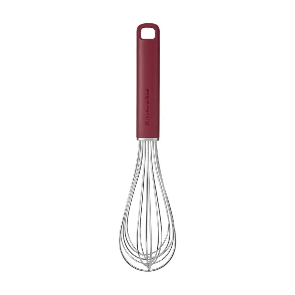 Batedor de Ovos Profissional Fouet Inox Vermelho KitchenAid