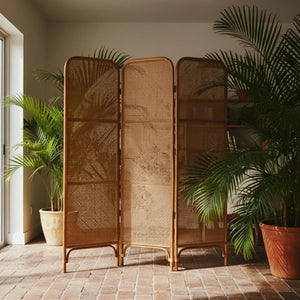 Biombo Mandola Rattan Bahali 45x5x160cm
