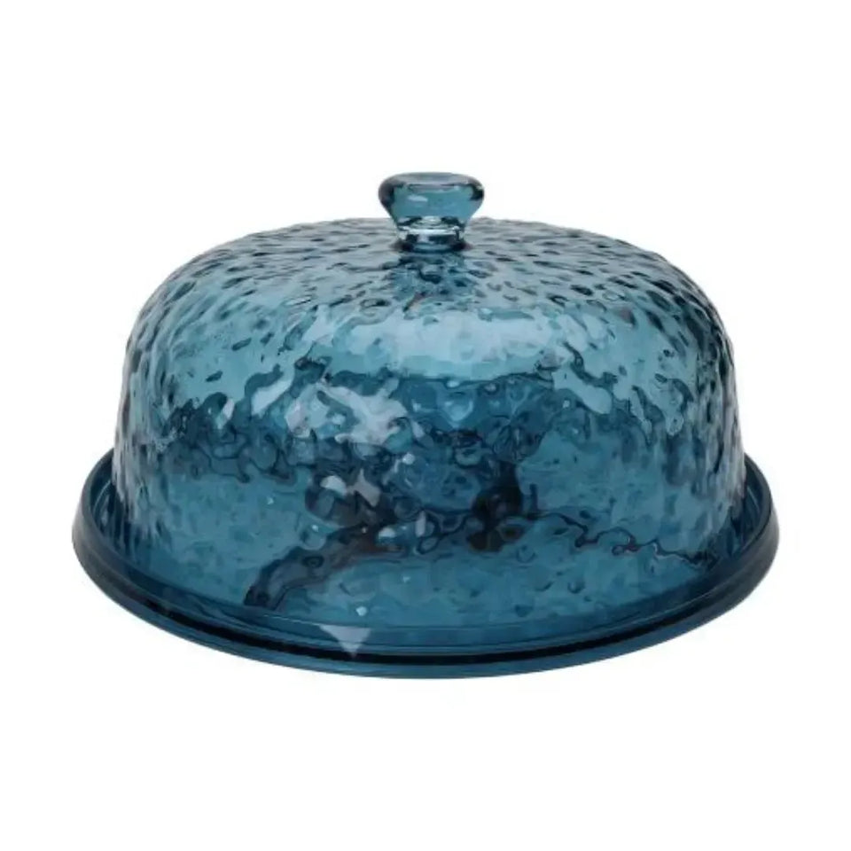 Boleira 4 em 1 Acrílico Detalhe Textura Azul 23x31cm