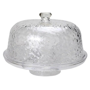 Boleira 4 em 1 Acrílico Detalhe Textura Transparente 23x31cm