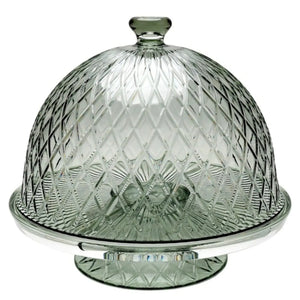 Boleira 4 em 1 Acrílico Lapidada Verde 27x31cm