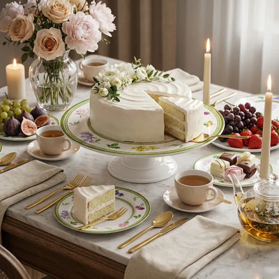 Boleira Grande Versailles 34cm Cerâmica Alleanza