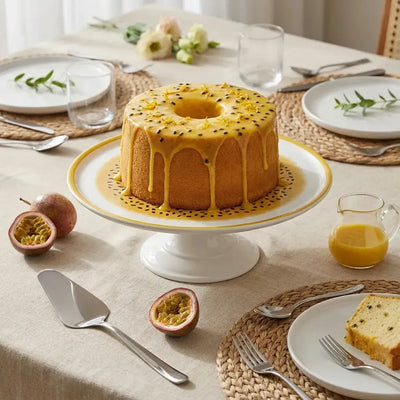 Boleira Média Coup Maracujá 29cm Cerâmica Alleanza