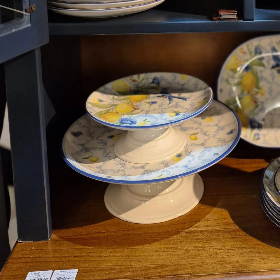 Boleira Média Sicilia 29cm Cerâmica Alleanza