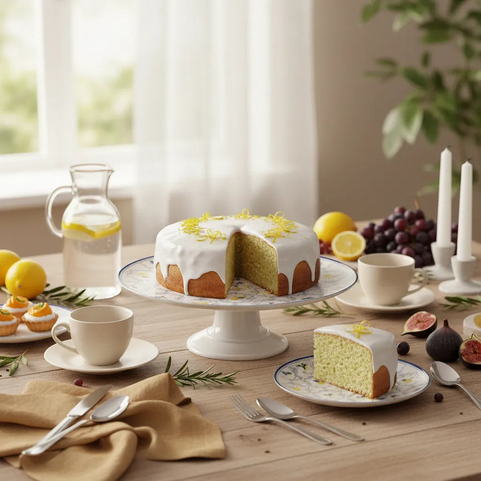 Boleira Média Sicilia 29cm Cerâmica Alleanza