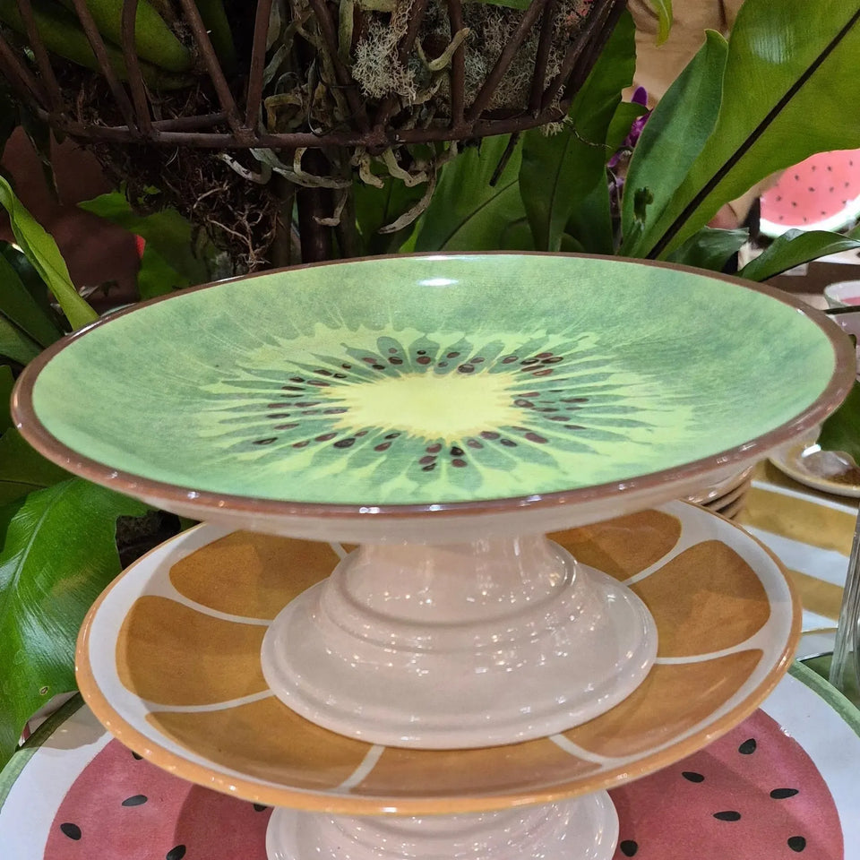 Boleira Pequena Coup Kiwi 21cm Cerâmica Alleanza