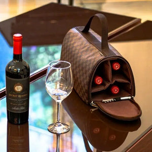 Bolsa Térmica Porta Vinho Versalhes para 3 Vinhos