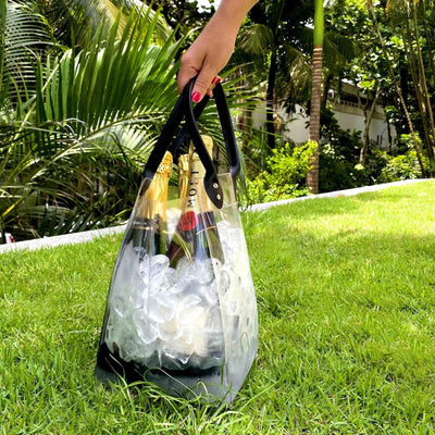 Bolsa para Gelo com Alça de Couro Ecológico
