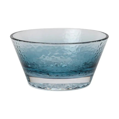Bowl Acrílico Detalhe Degradê Azul 14x14x7cm