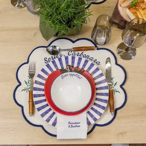 Bowl Aquarelle Boun Appetito Cerâmica Azul 15,5cm Copa&Cia