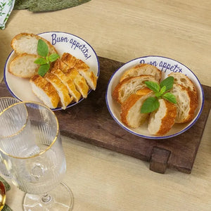 Bowl Aquarelle Boun Appetito Cerâmica Azul 15,5cm Copa&Cia