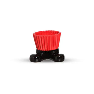 Bowl Bota Vermelho Cerâmica Toys Christmas 15x9x12cm Scalla