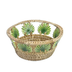 Bowl Grande Fibra Natural Palmeira 15x30cm